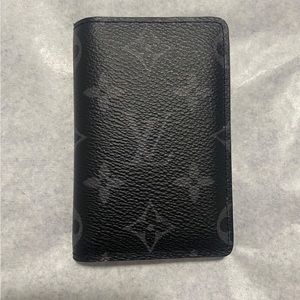 Louis Vuitton Pocket Organizer Monogram Eclispe Wallet/Cardholder